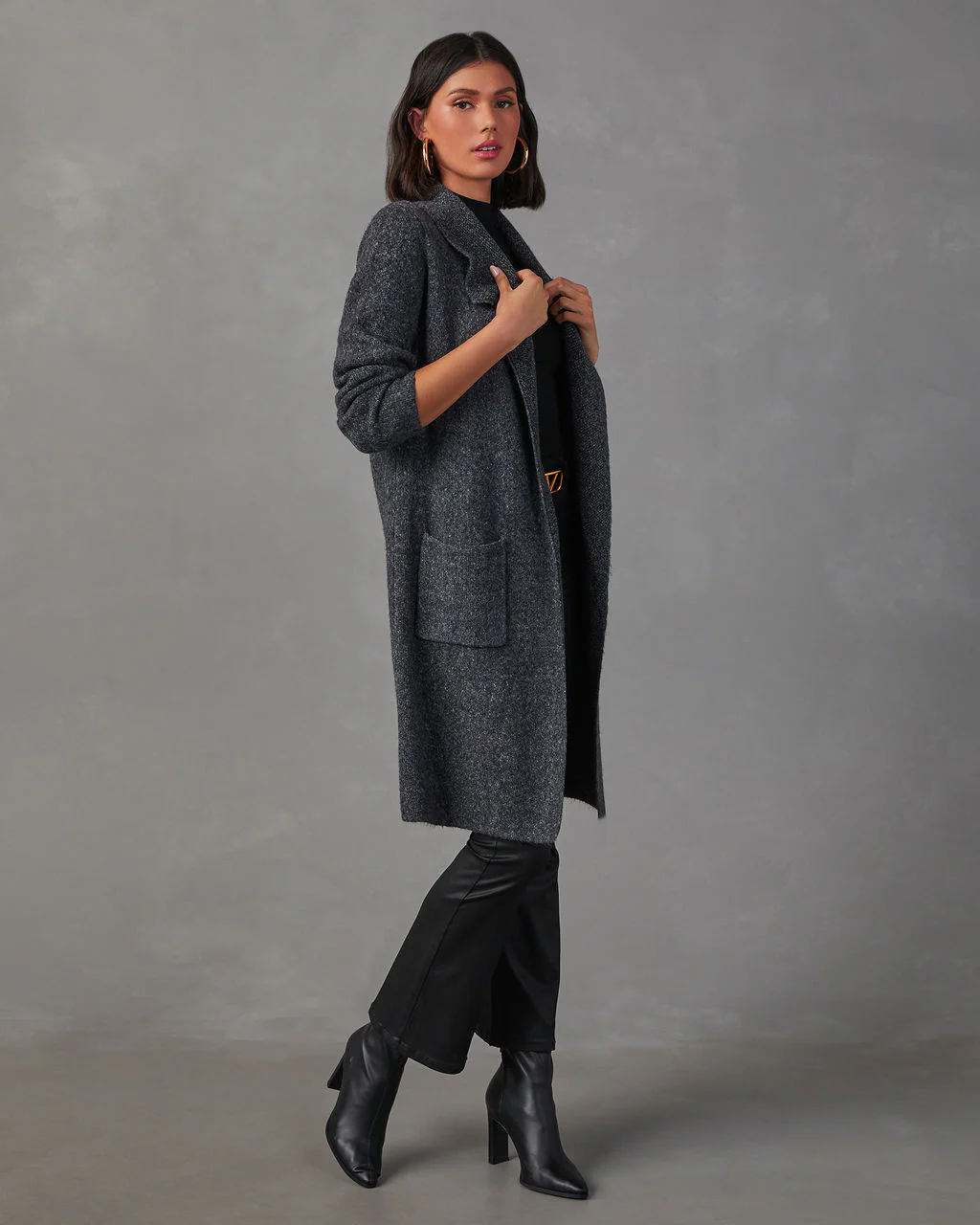Alexia Pocketed Duster Cardigan - Image 3