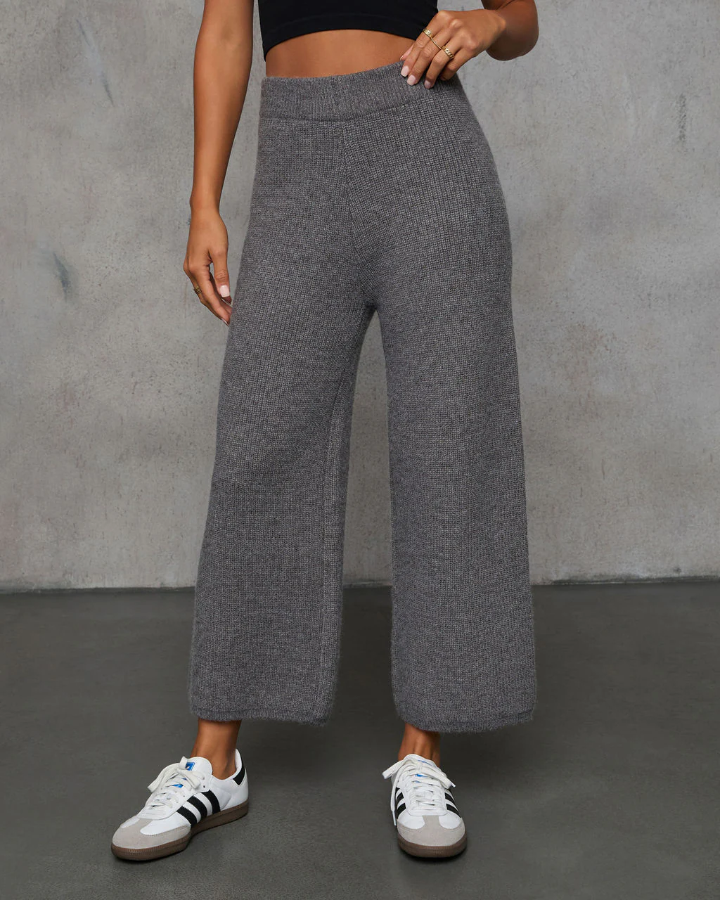 Always Cozy Ribbed Wide Leg Pants - Image 8