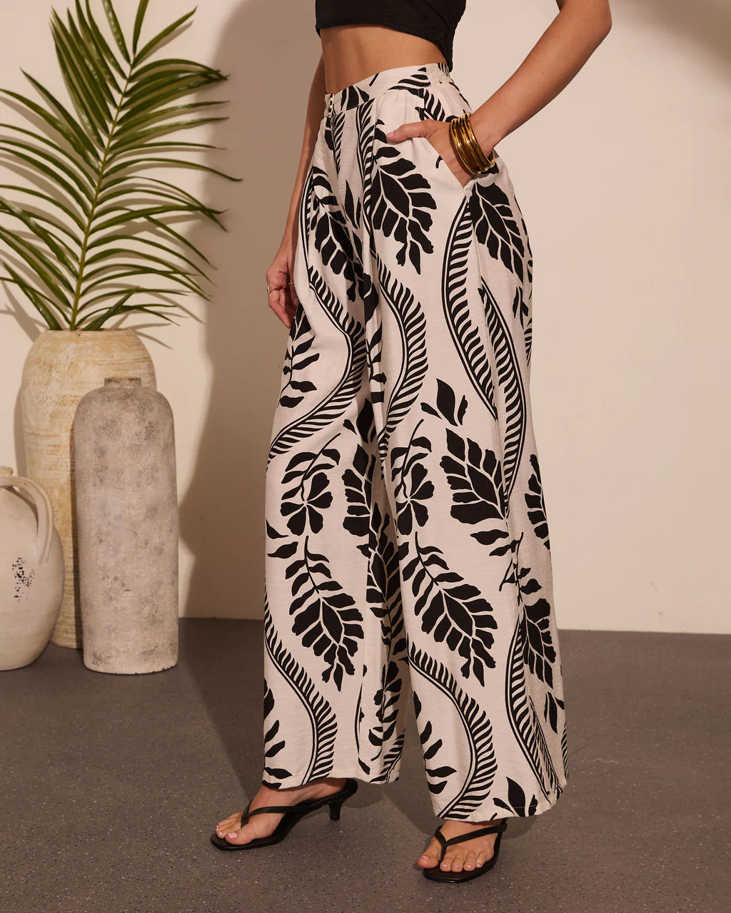 Amalfi Aura Tropical Print Pants - Image 3