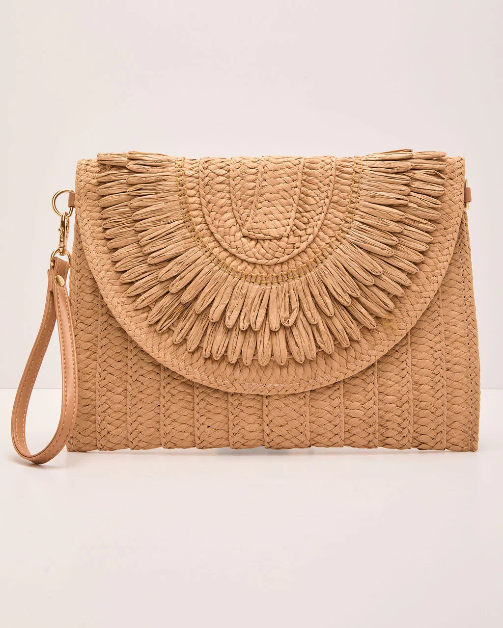 Amalfi Society Woven Straw Clutch - Image 3