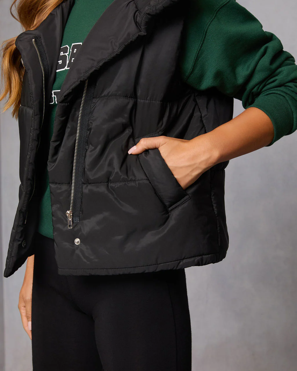 Anna Pocketed Puffer Vest - Image 16
