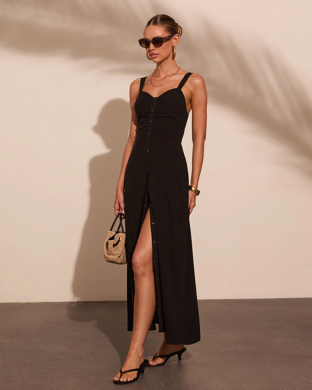 Anthem Avenue Linen Blend Maxi Dress - Image 3