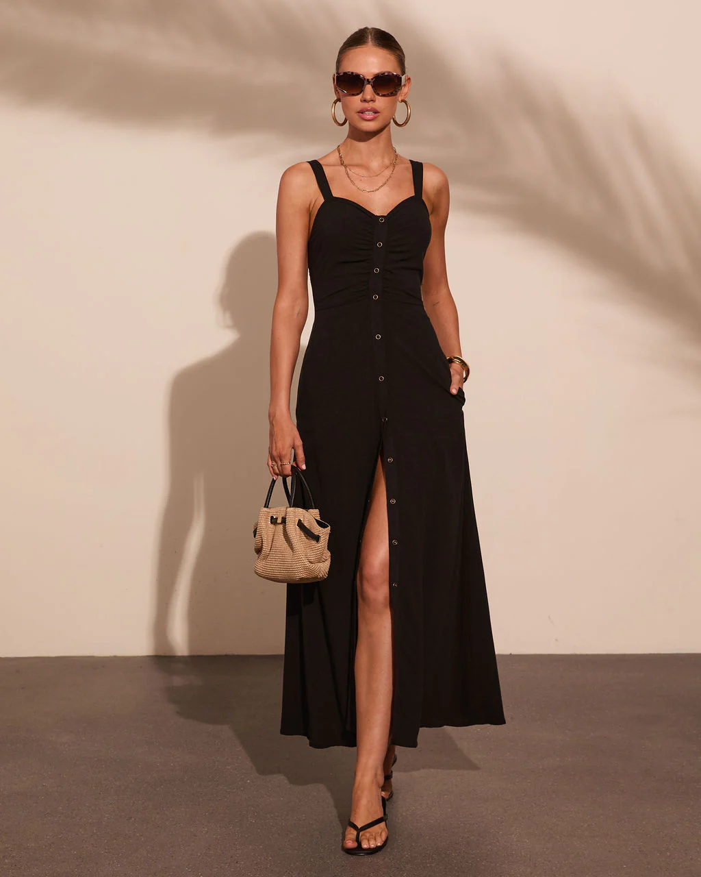 Anthem Avenue Linen Blend Maxi Dress - Image 5