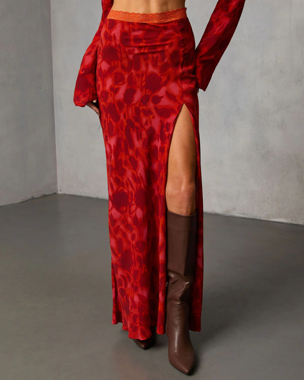 Astrella Abstract Maxi Skirt