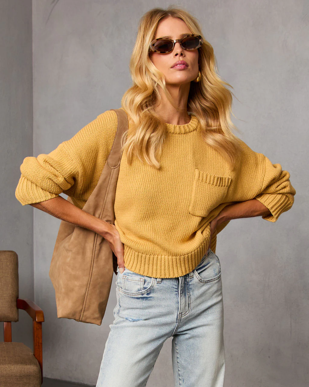 Bilos Relaxed Ribbed Knit Sweater - Image 7