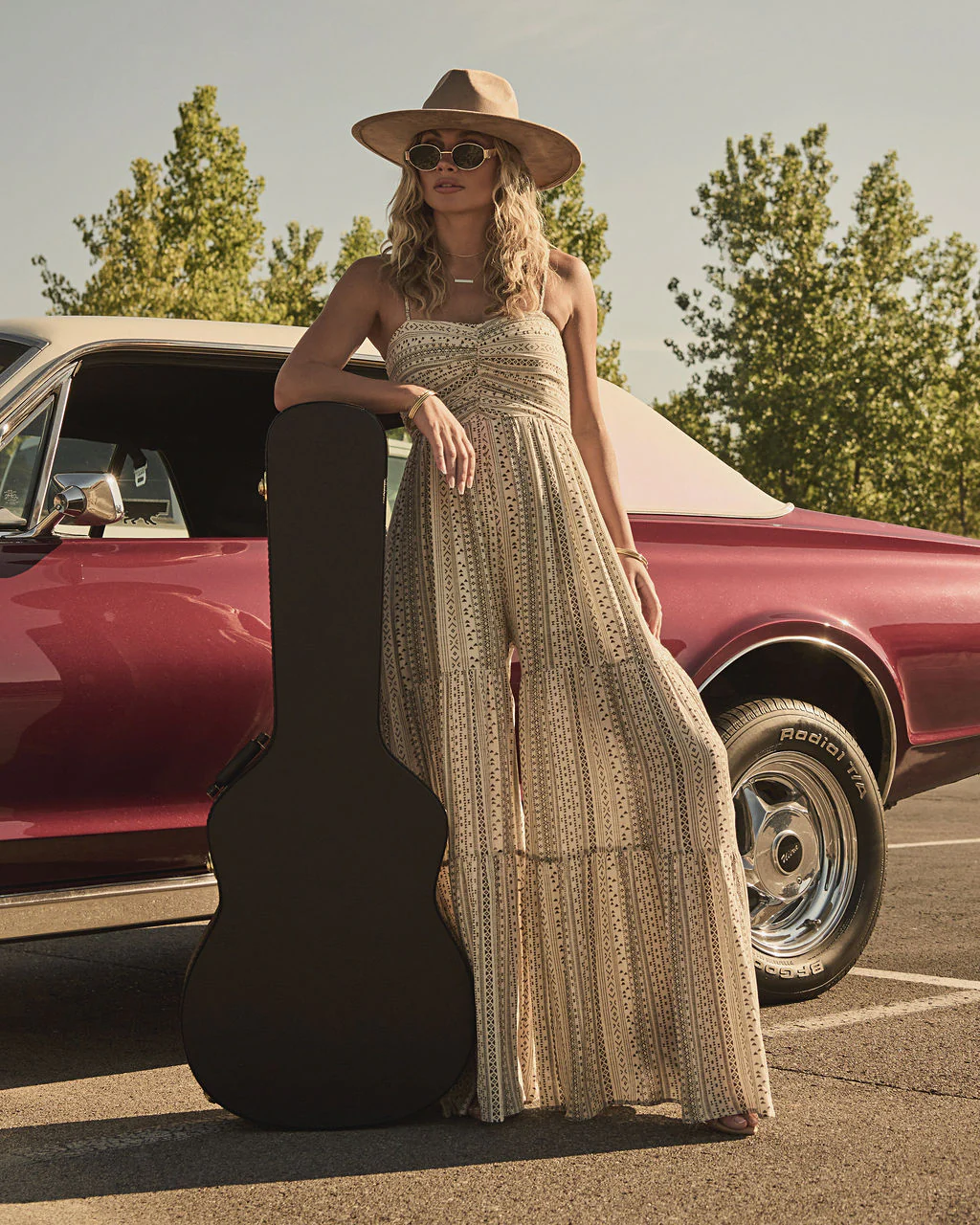 Canyon Moonlight Aztec Print Jumpsuit - Image 3