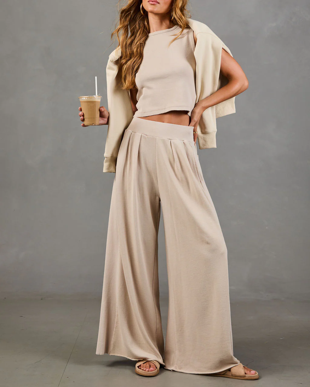 Casual Theory Pleated Mid Rise Pants - Image 5