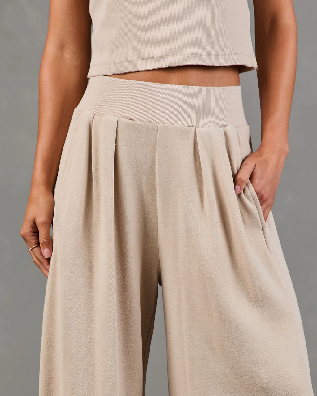 Casual Theory Pleated Mid Rise Pants - Image 6