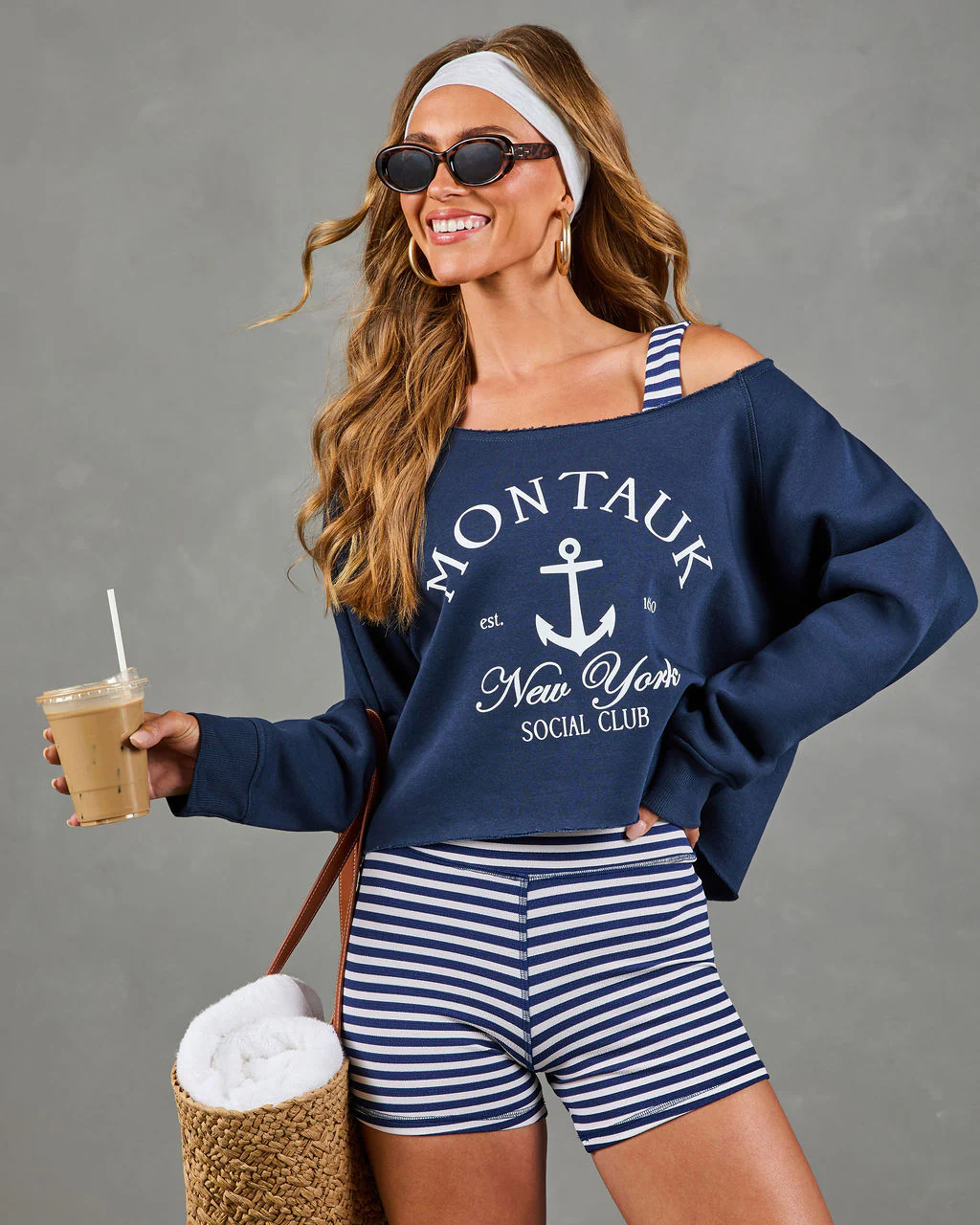 Chic Dash Striped Biker Shorts - Image 5