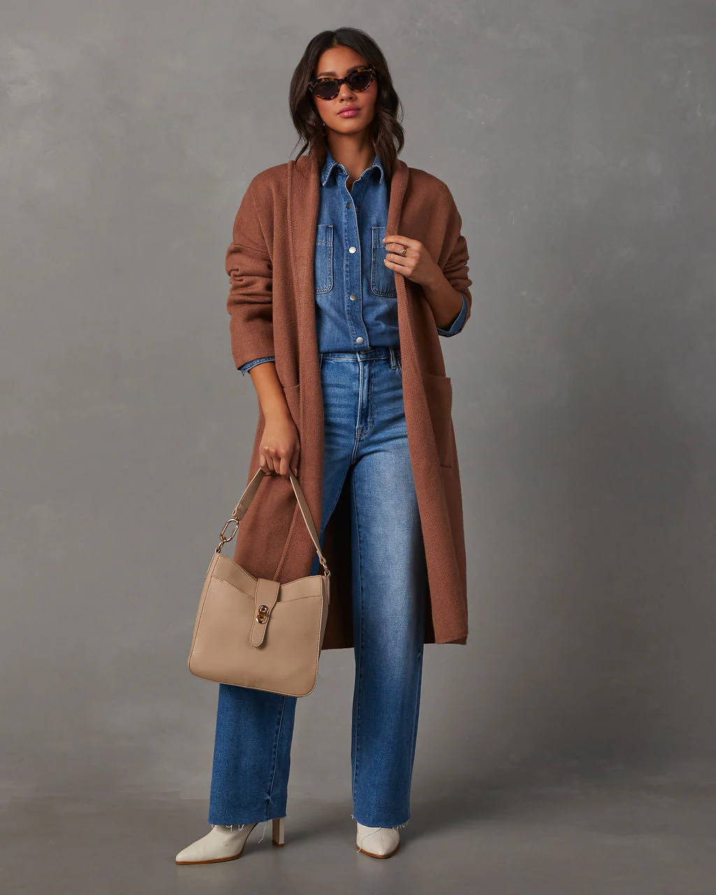 Coletti Longline Open Front Duster - Image 4