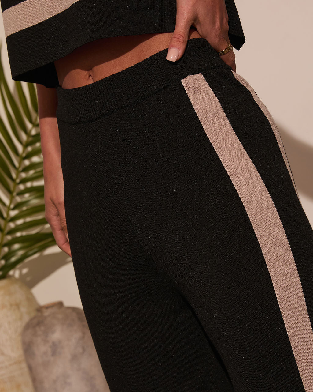 Cool Again Contrast Trim Pants - Image 12