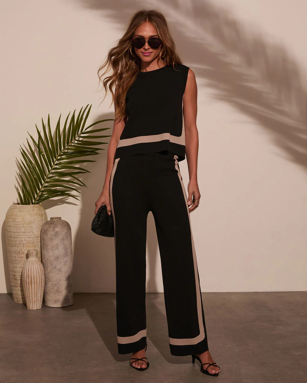 Cool Again Contrast Trim Pants - Image 8