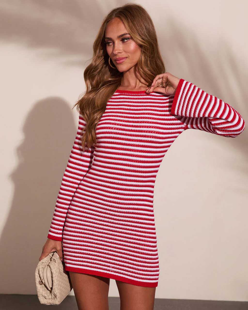 Daylight Harbor Striped Knit Mini Dress - Image 6