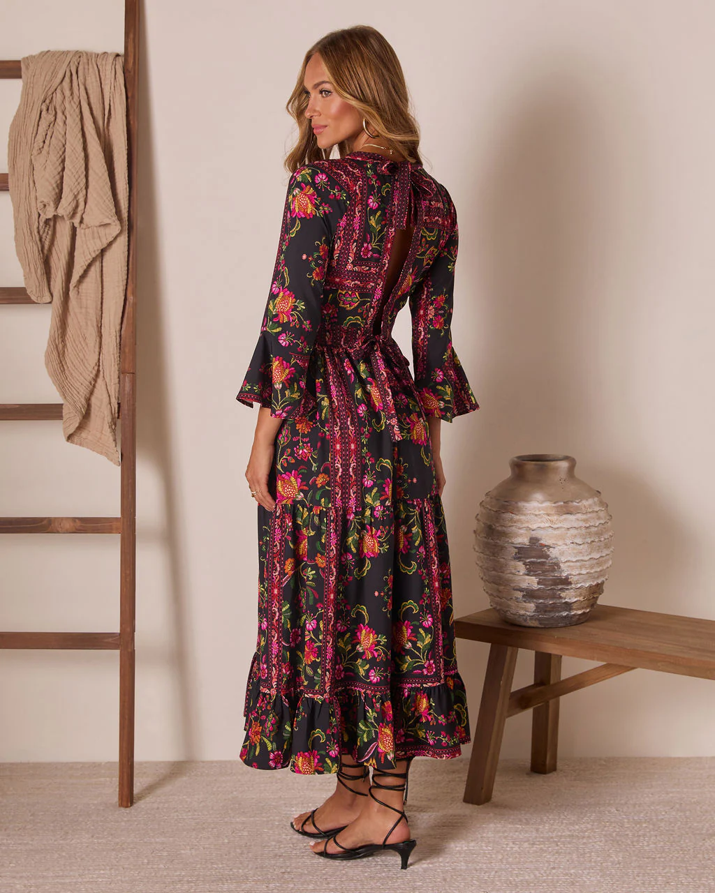 Echo Wild Printed Midi Dress - Image 4
