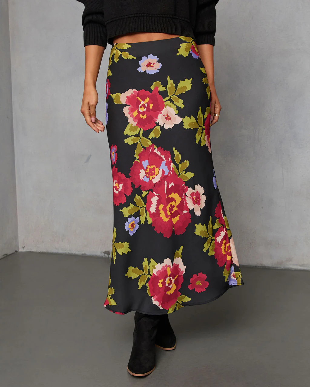Falling for Fall Printed Maxi Skirt - Image 2