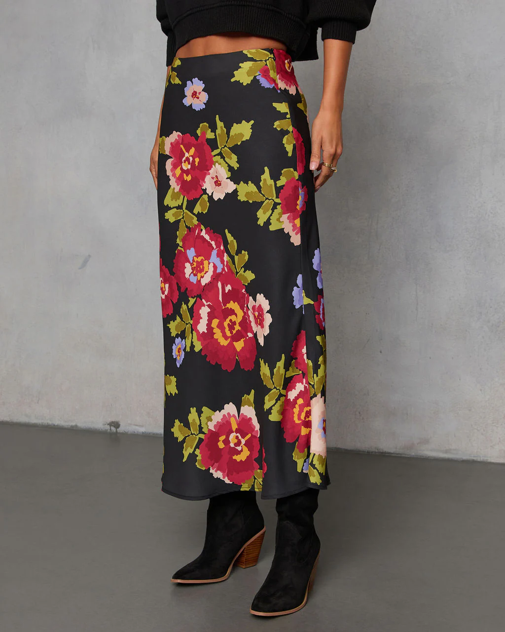 Falling for Fall Printed Maxi Skirt - Image 3