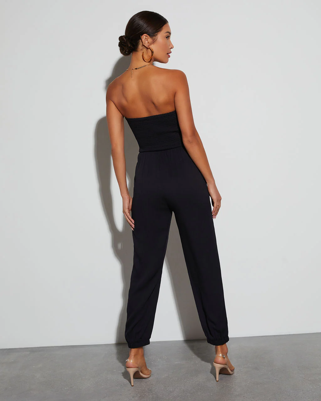 Francine Pocketed Strapless Cutout Jumpsuit - Image 10