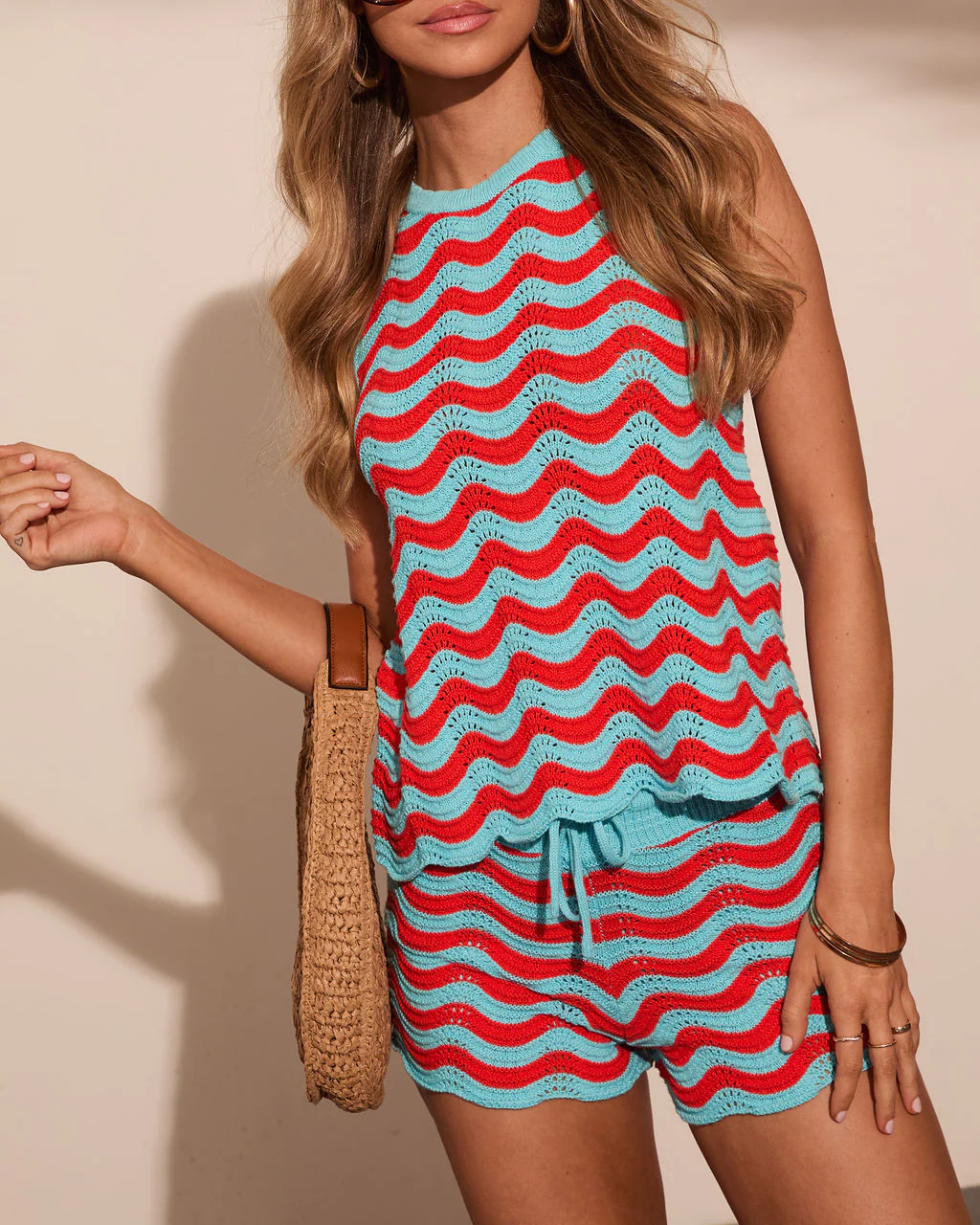 Happy Hues Knit Chevron Tank Top - Image 6