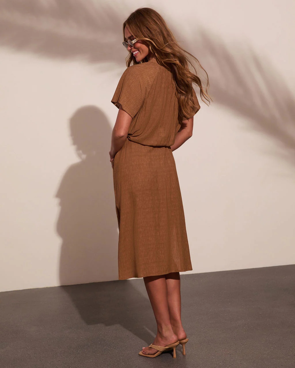 Instant Muse Waist Tie Midi Dress - Image 4