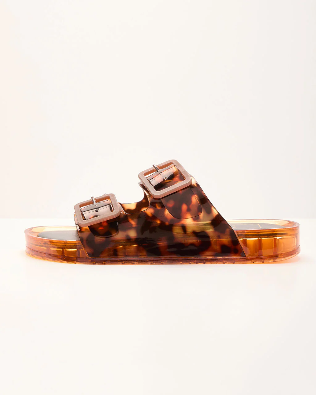 Julio Tortoise Shell Buckle Sandals - Image 3