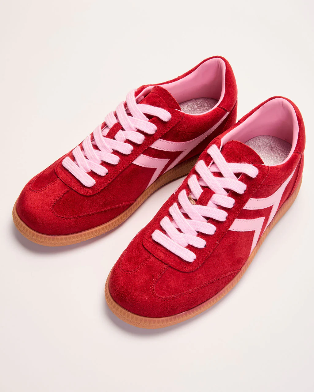 Lorilai Faux Suede Lace Up Sneakers - Image 3