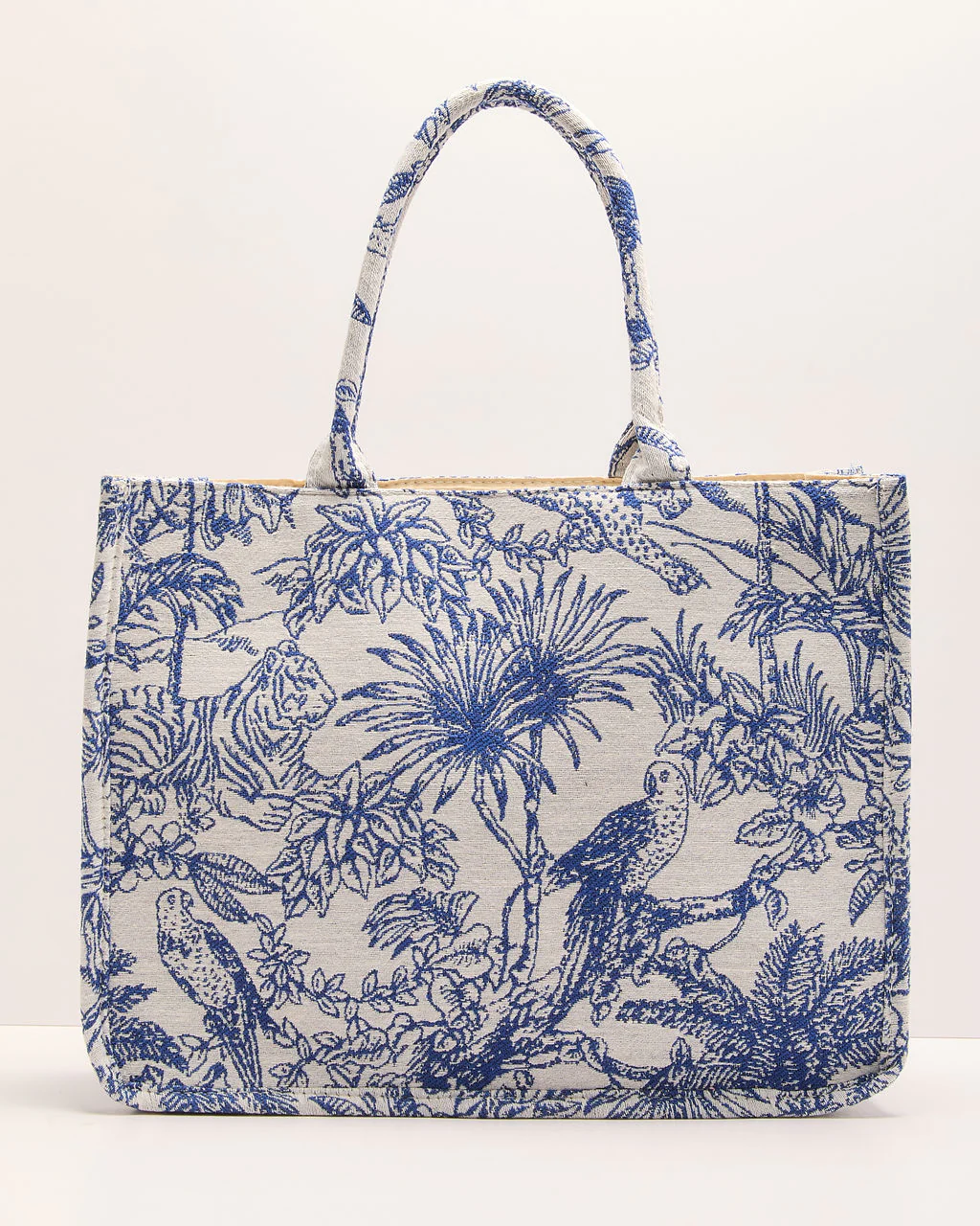 Luxe Escape Printed Canvas Tote Bag - Image 2