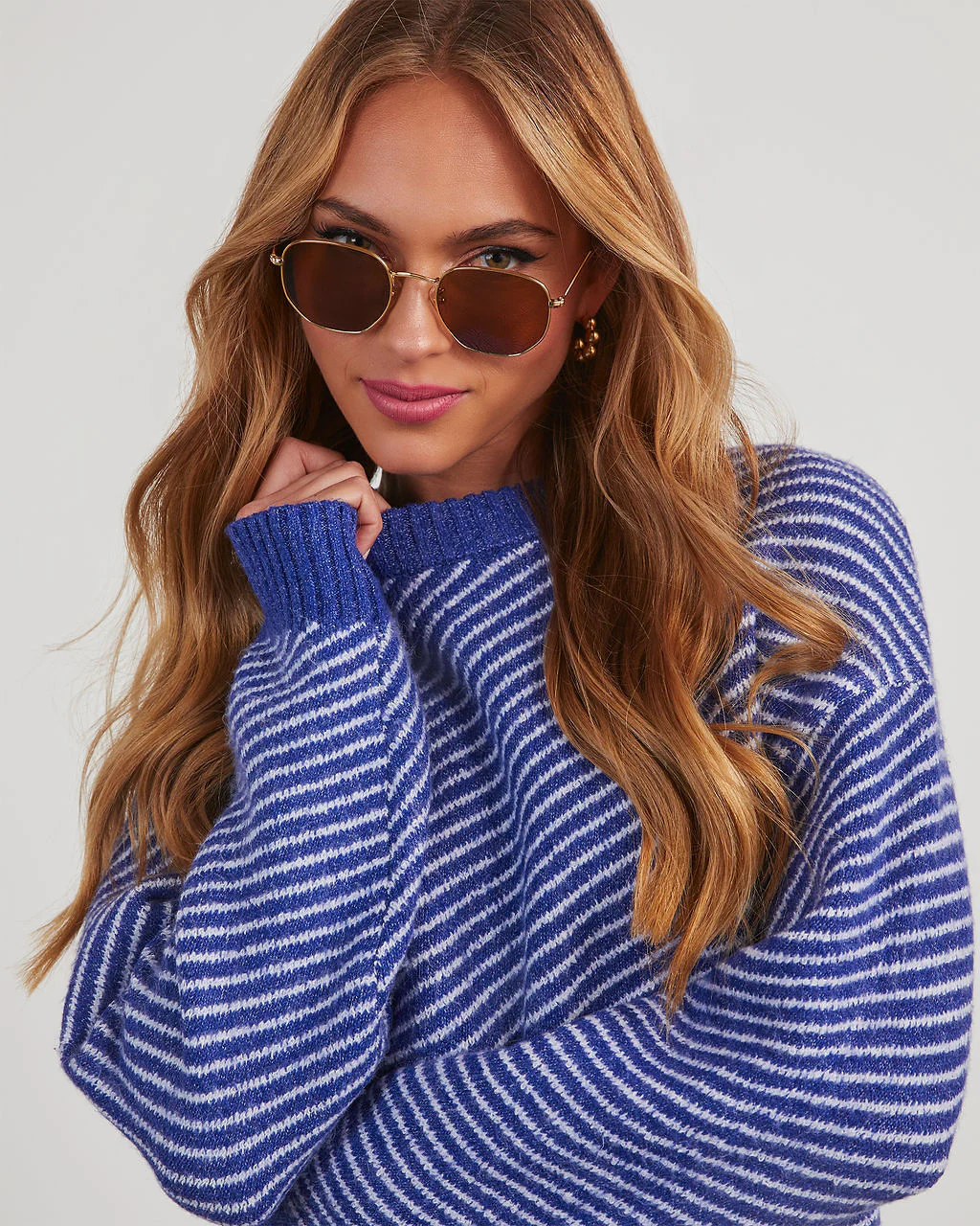 Mallory Striped Crewneck Sweater - Image 10