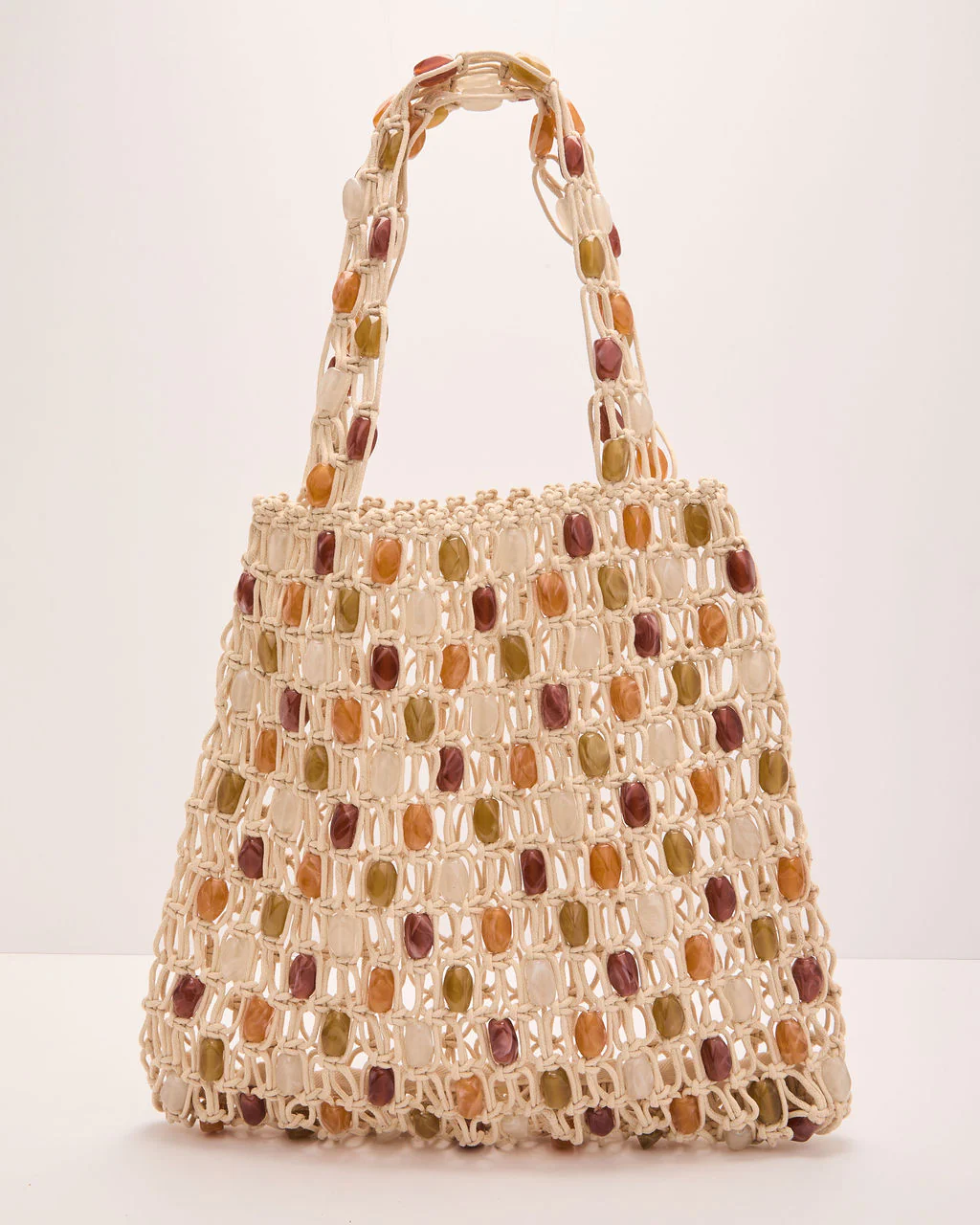 Ninna Beaded Crochet Tote Bag - Image 2
