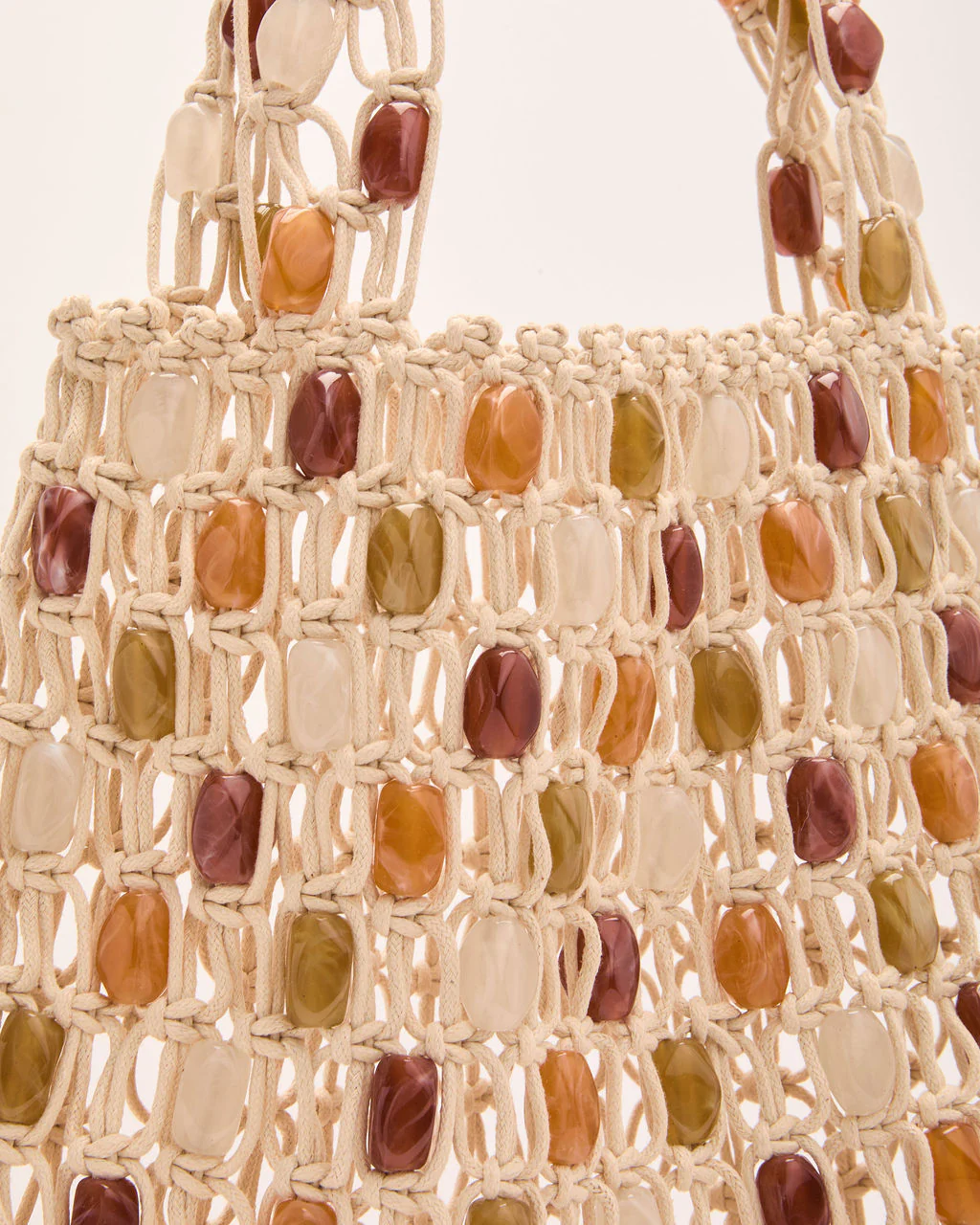 Ninna Beaded Crochet Tote Bag - Image 6