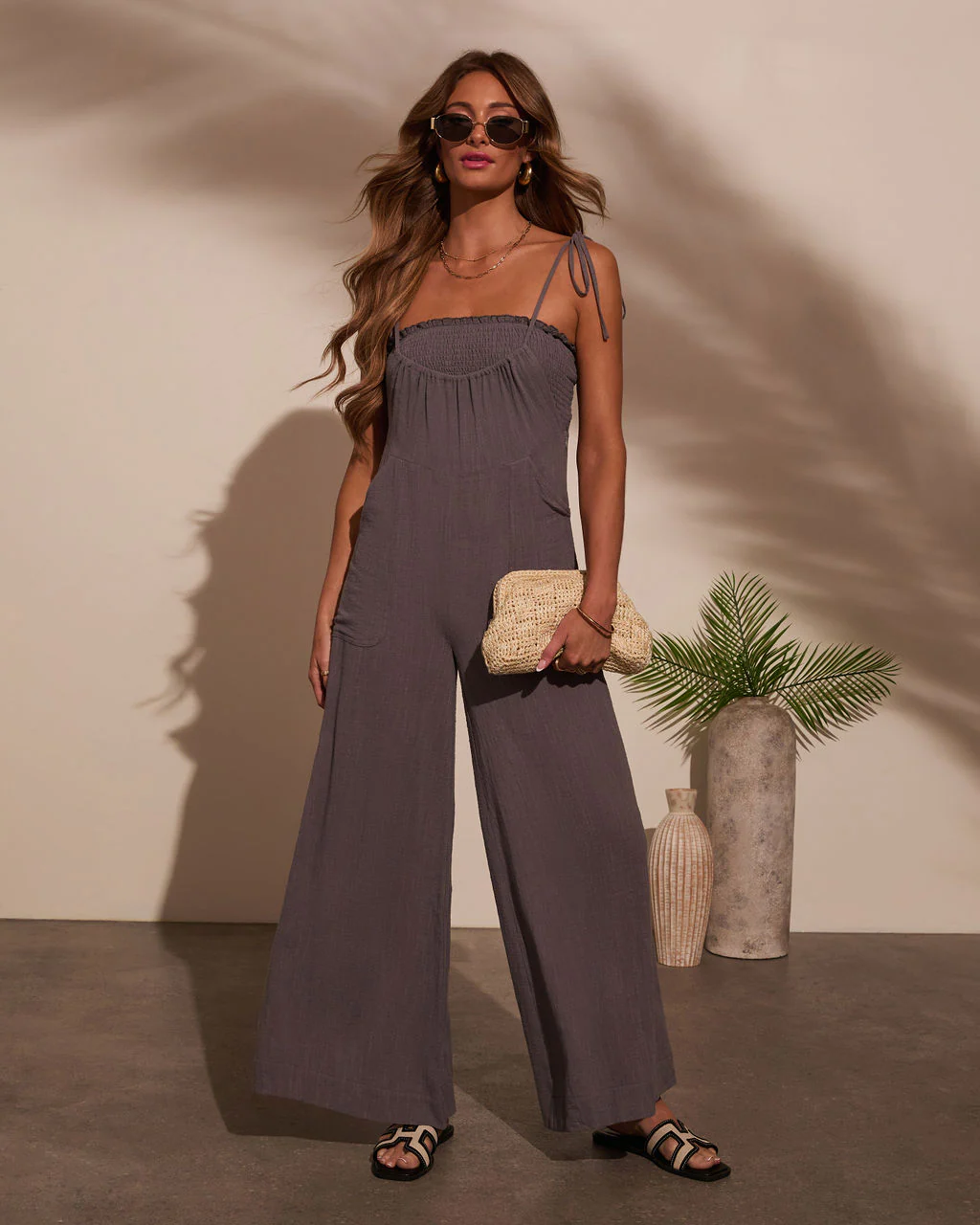 Paradise Pause Smocked Bust Jumpsuit - Image 5