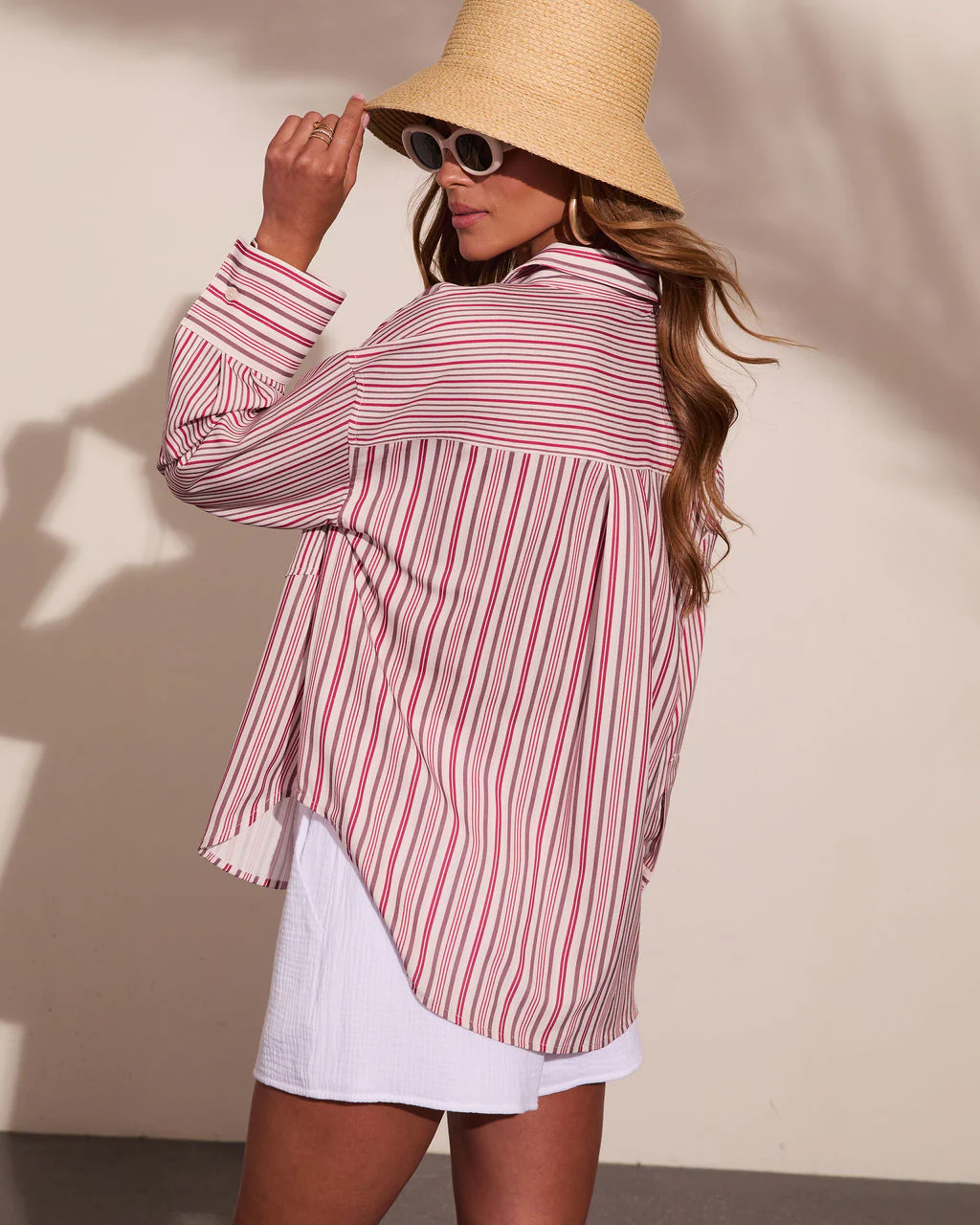Patriot Muse Striped Button Down Top - Image 4