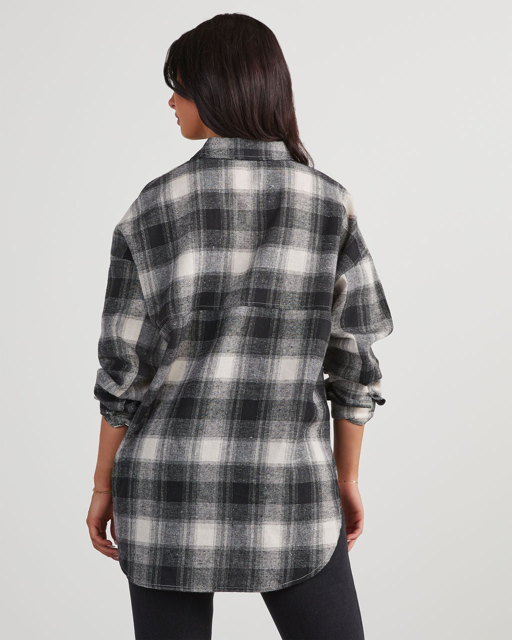 Petaluma Cotton Blend Plaid Button Down Top - Image 31