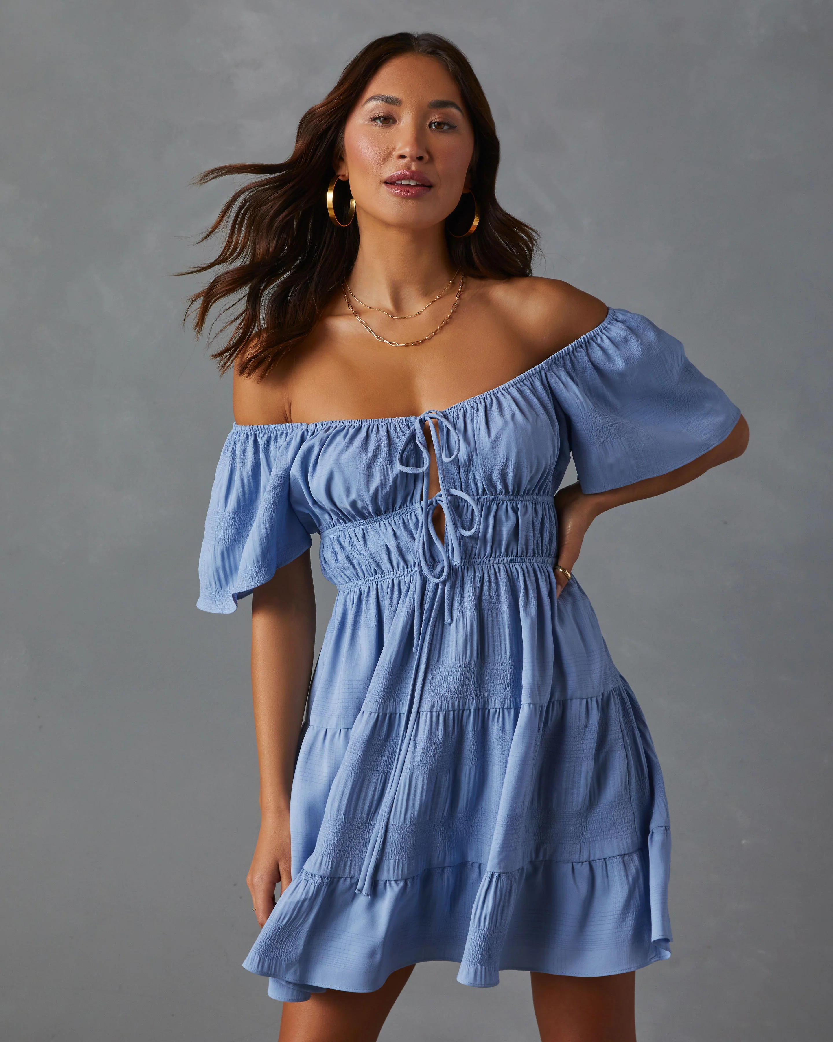Pure Essence Tiered Babydoll Dress - Image 12