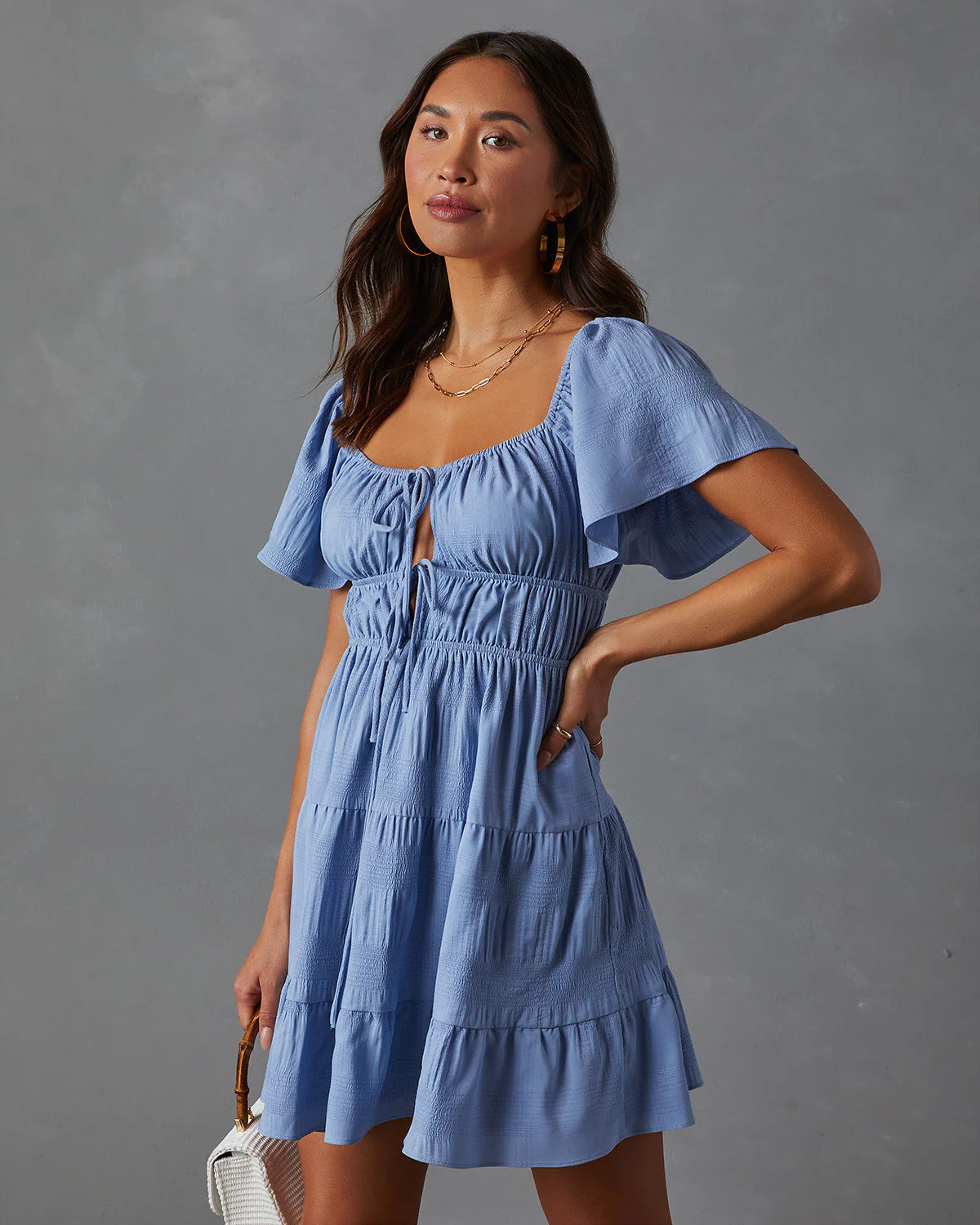 Pure Essence Tiered Babydoll Dress - Image 8