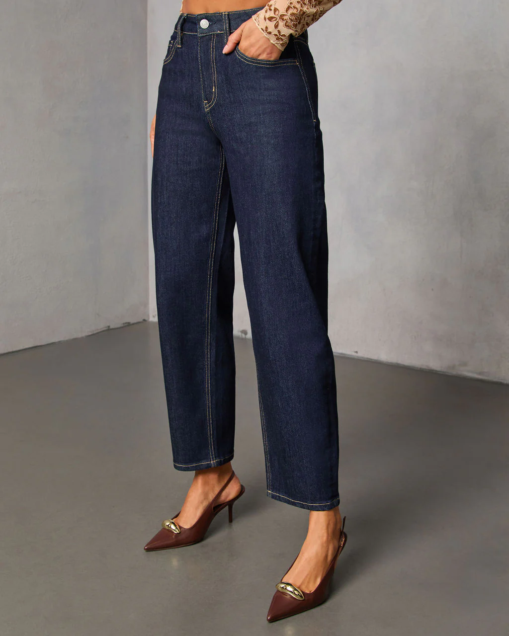 Rayden Stretch Slim Barrel Jeans - Image 3