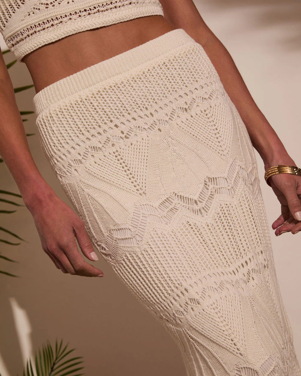Sip Slow Crochet Maxi Skirt - Image 2