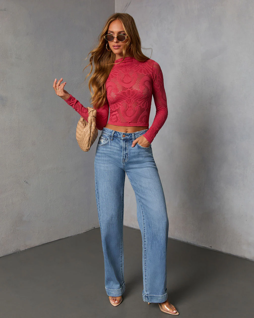 Slay Mode Abstract Open Knit Top - Image 14