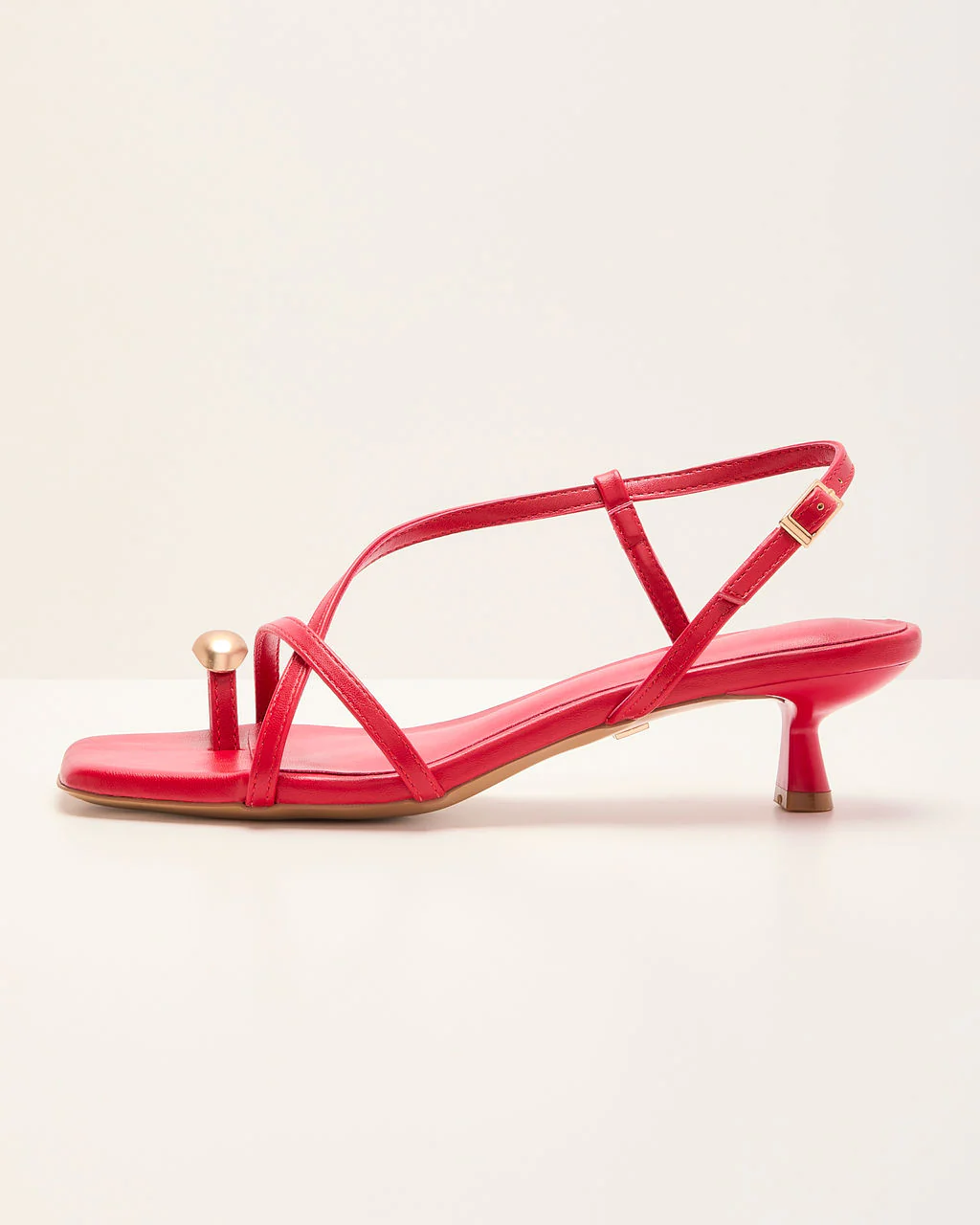 Solira Slingback Toe Ring Kitten Heels - Image 3