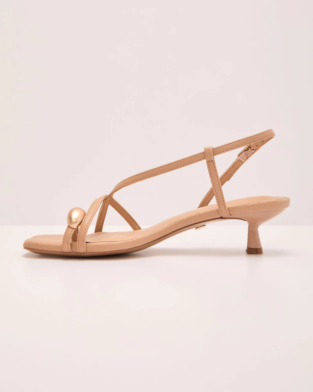 Solira Slingback Toe Ring Kitten Heels - Image 9