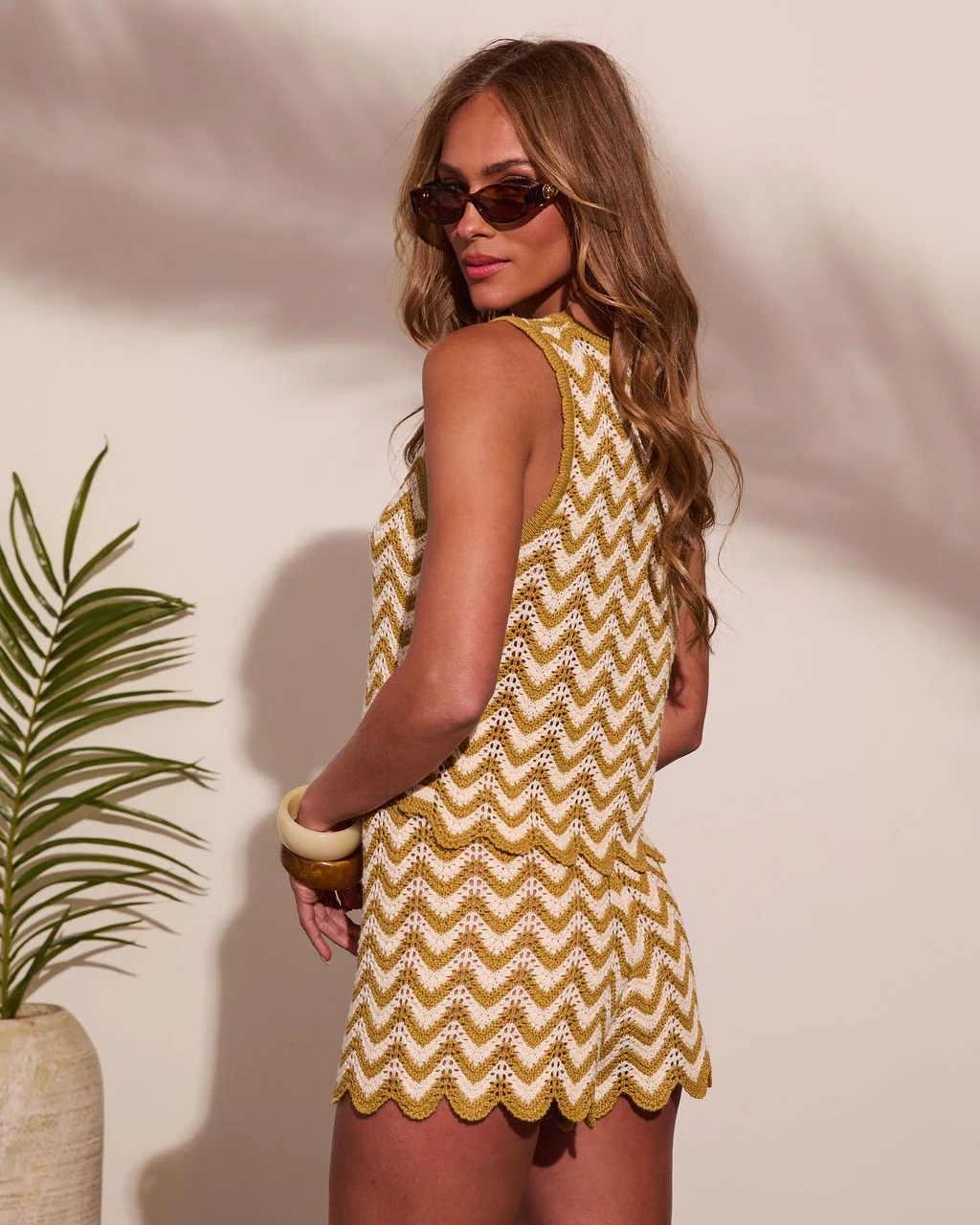 Spritz Season Crochet Chevron Cover Up Top - Image 4