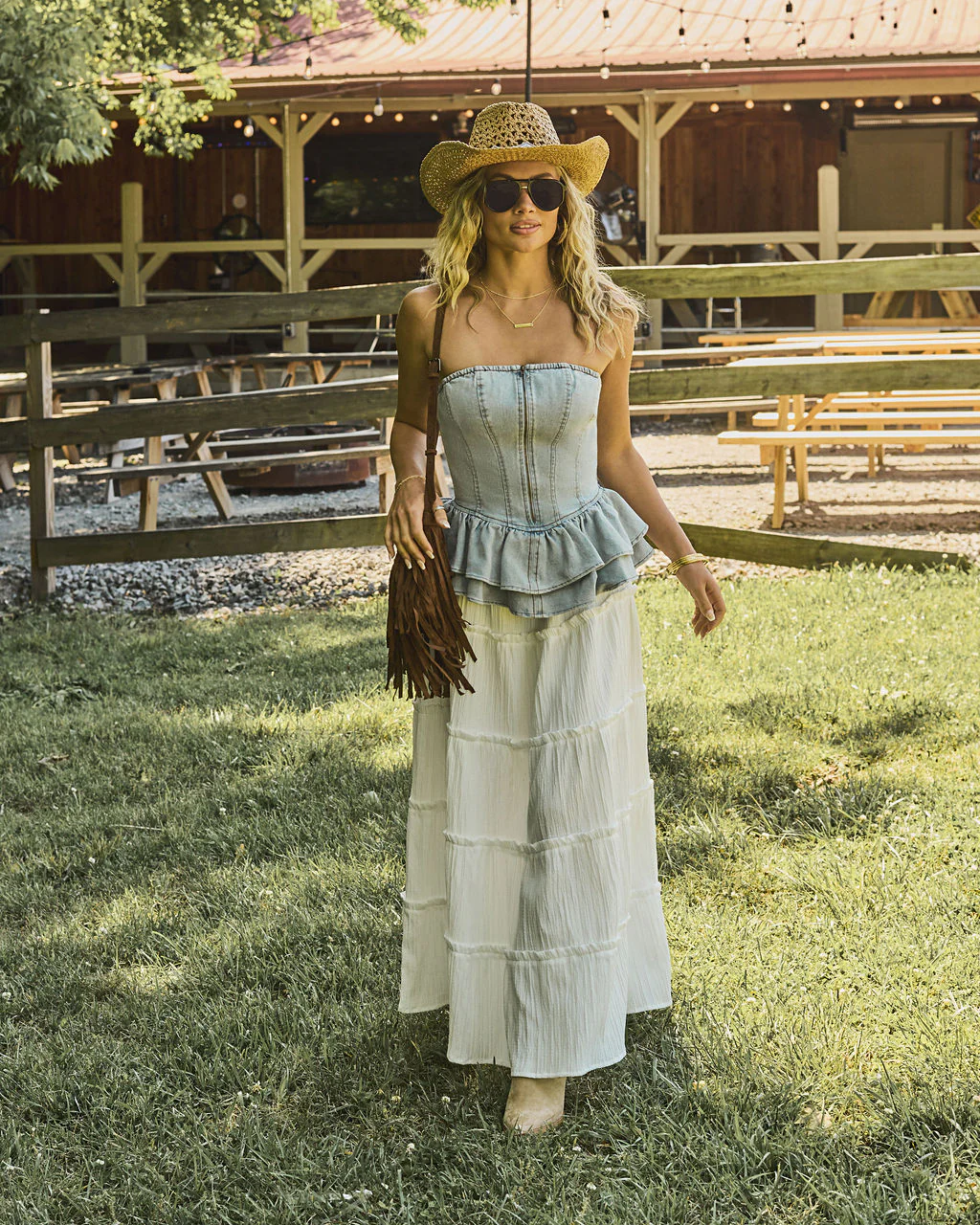 Stevie Rae Drawstring Maxi Skirt - Image 2