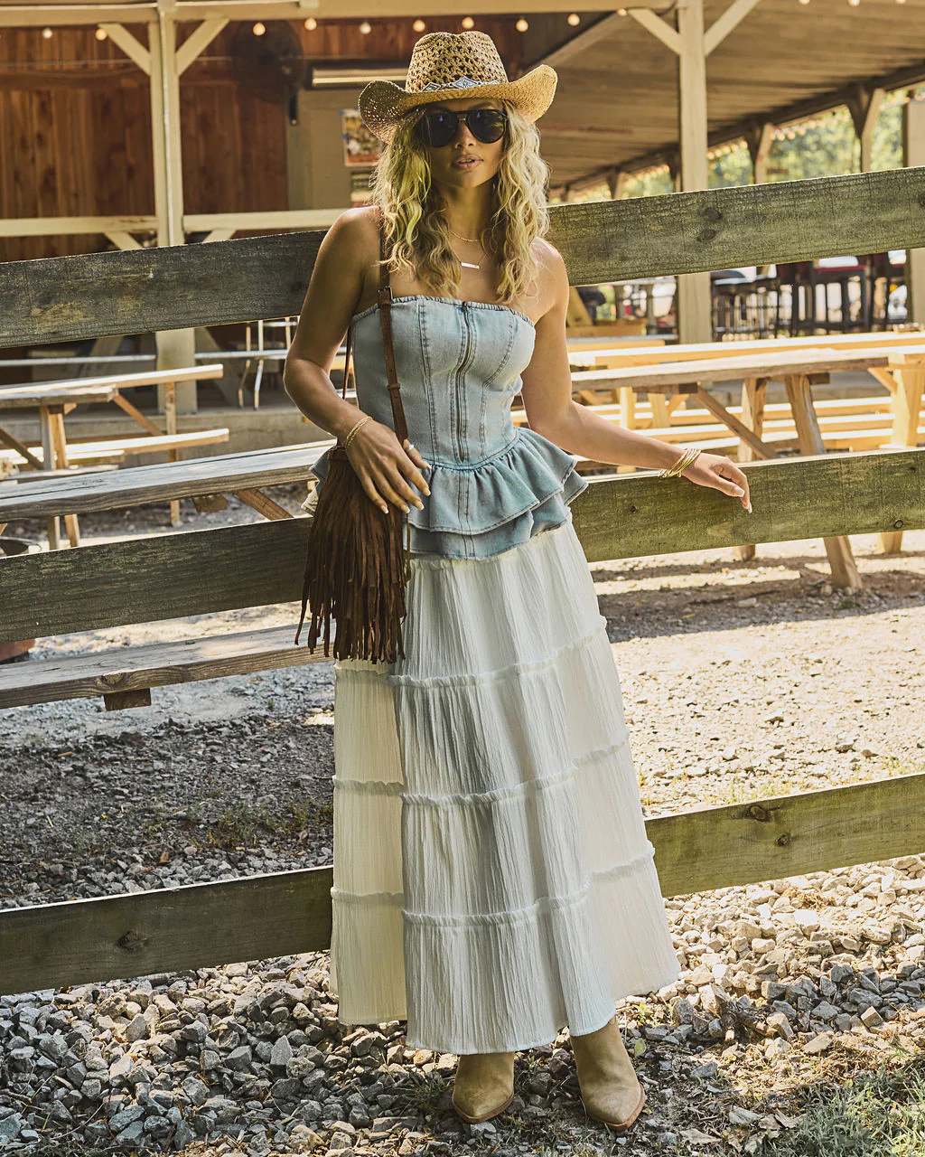 Stevie Rae Drawstring Maxi Skirt - Image 5