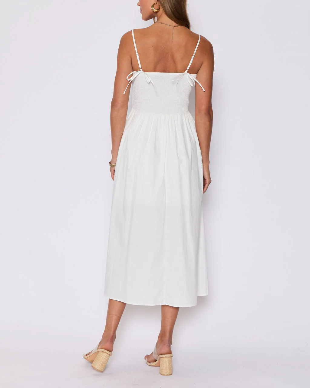 Summer Essential Cotton Smocked Maxi Dress - Image 10