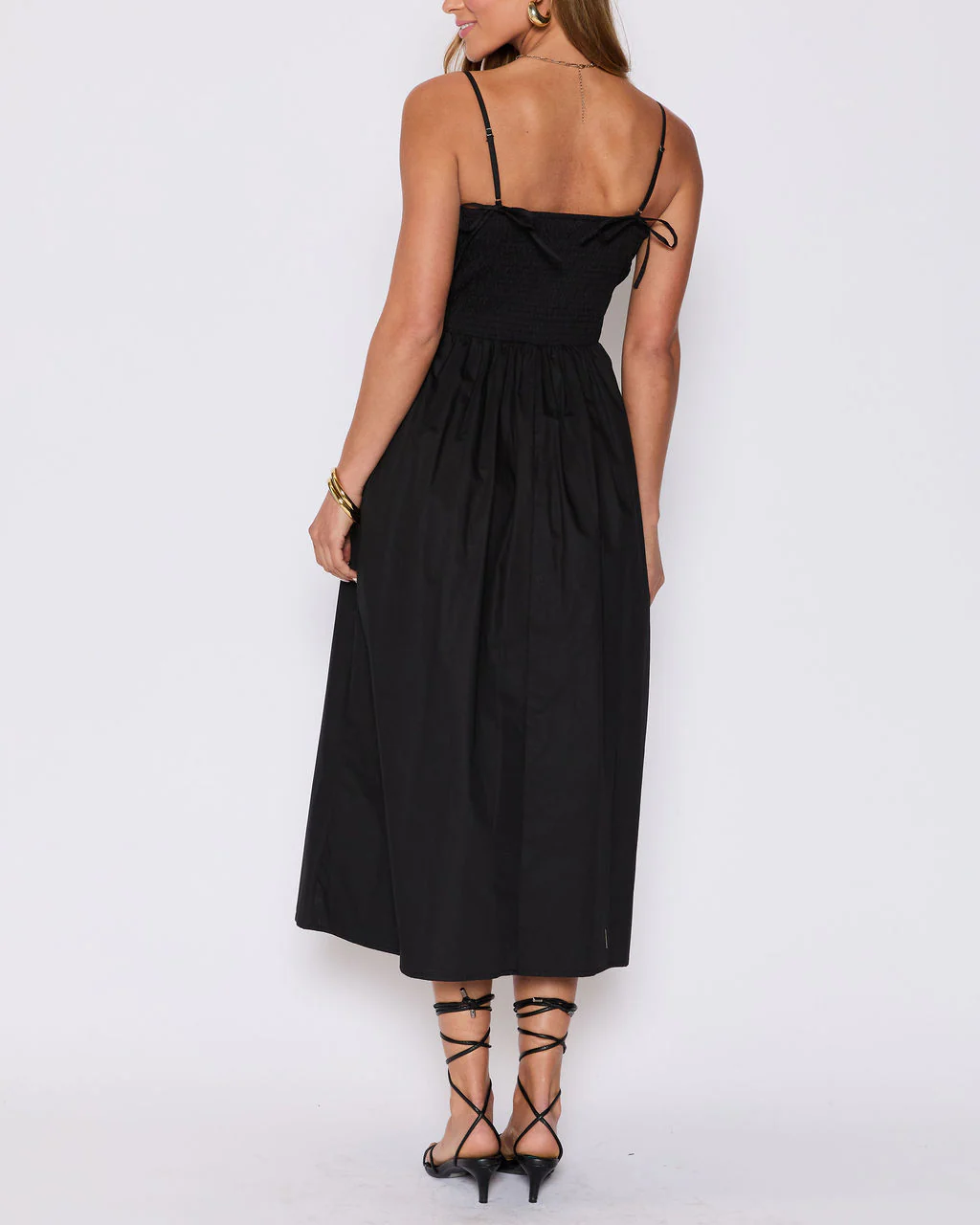 Summer Essential Cotton Smocked Maxi Dress - Image 4
