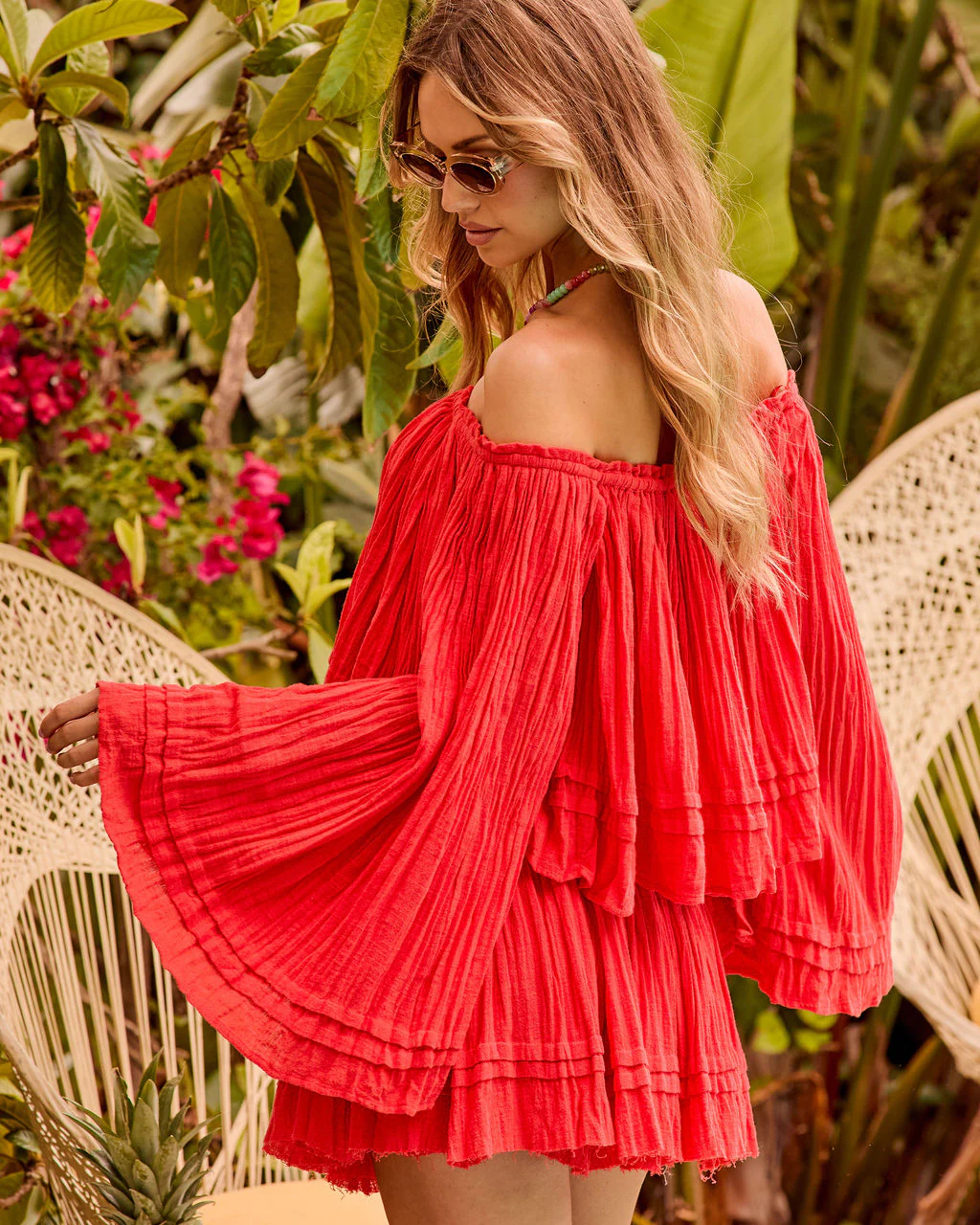 Summer Rodeo Cotton Off The Shoulder Top - Image 16