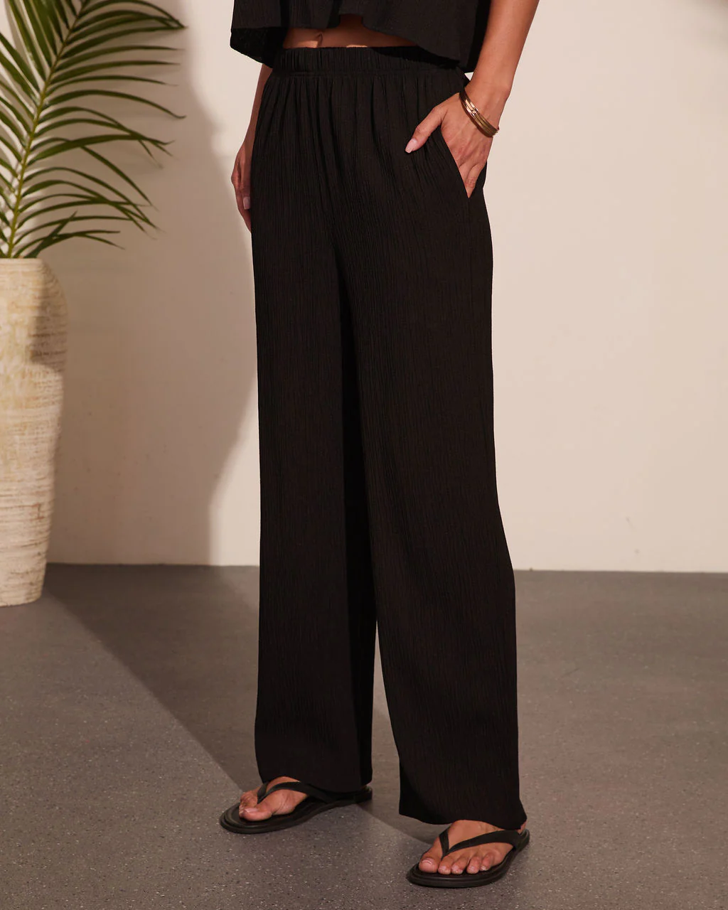 Summer Sensations Mid Rise Wide Leg Pants - Image 3