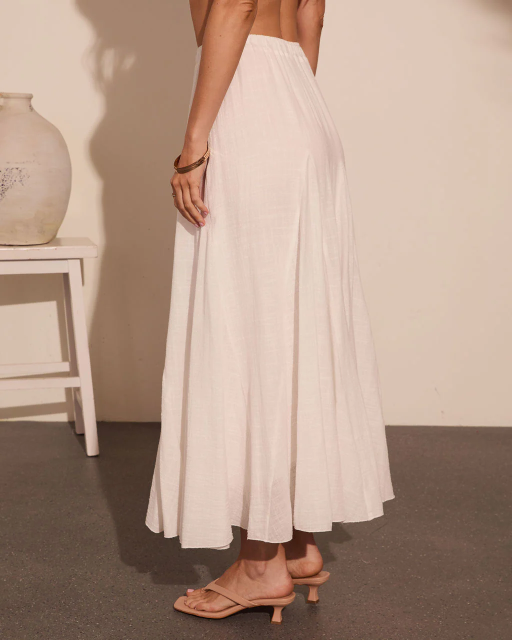 Timeless Coast Cotton Maxi Skirt - Image 4