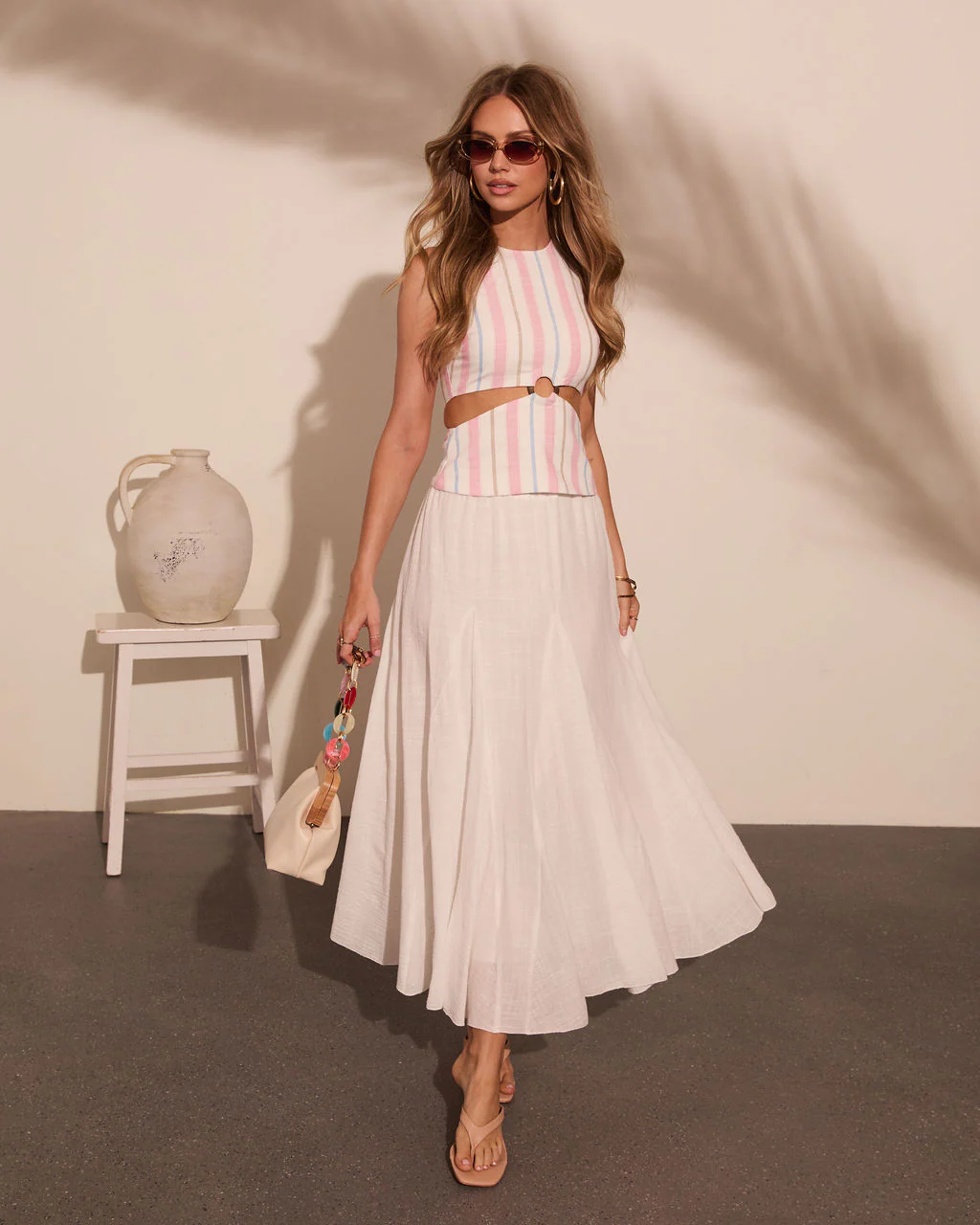 Timeless Coast Cotton Maxi Skirt - Image 5
