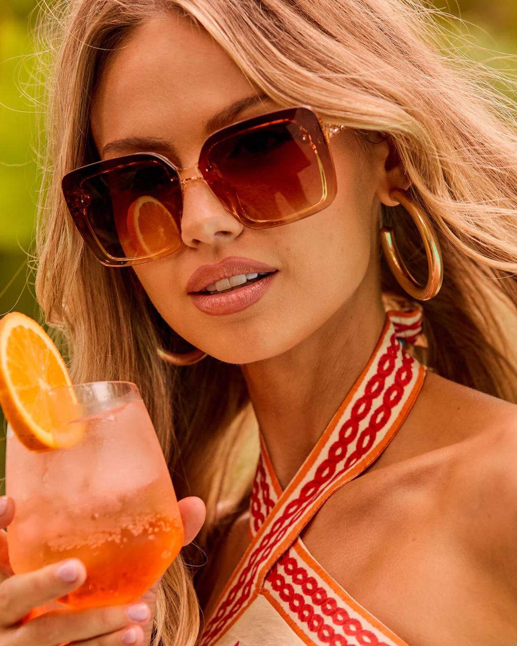 Vacation Era Square Frame Sunglasses