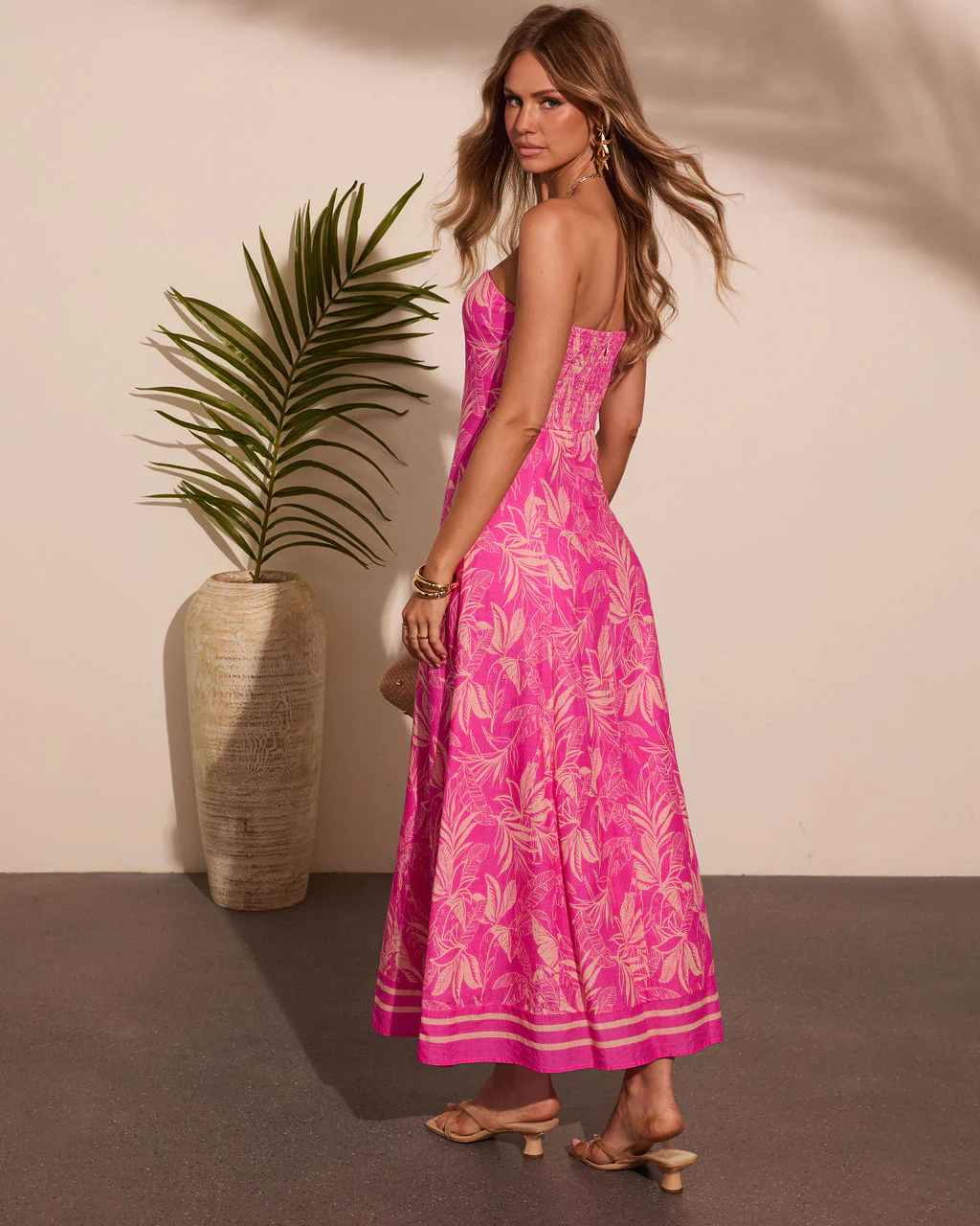 Wishful Bloom Tropical Print Maxi Dress - Image 4